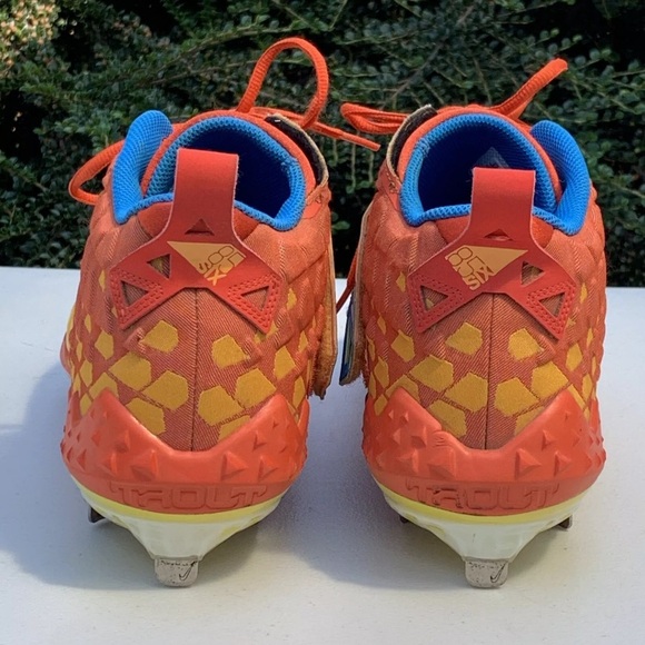 NIKE FORCE ZOOM TROUT 6 PRM 2019 MLB ROCK & ROLL CLEATS AT3880-800 Mens 12.5